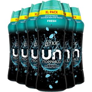 Lenor Unstoppables Geurbooster - Geurparels Voor Je Was - Fris - Voordeelverpakking 6x495g