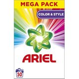 Ariel Waspoeder - Wasmiddel - Kleur - 50 Wasbeurten
