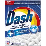 Dash - Witter dan Wit - Waspoeder - Wit - 40 Wasbeurten