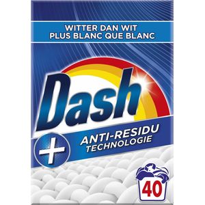 Dash Waspoeder Witter Dan Wit - 3 x 40 Wasbeurten - Voordeelverpakking