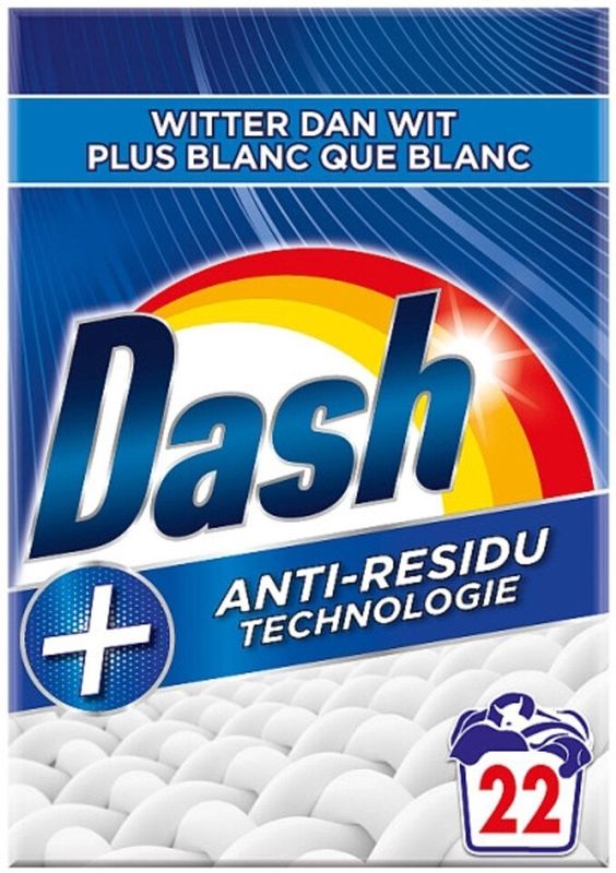 Dash - Waspoeder Regular - 8 x 1,32 kg - Voordeelverpakking - 22 Wasbeurten