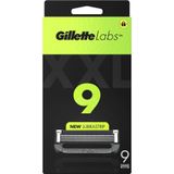 GilletteLabs with exfoliating bar en heated razor navulmesjes - 9 stuks