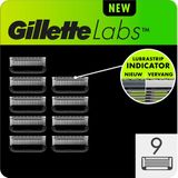 GilletteLabs with exfoliating bar en heated razor navulmesjes - 9 stuks