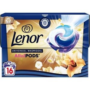 Lenor - Gouden Orchidee - Wascapsules - 16 Wasbeurten - All-in-1