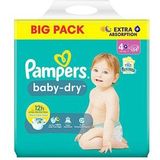 Pampers® Windeln Baby Dry Größe 4+ 62ST für Babys und Kleinkinder (4-18 Monate)