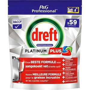 Dreft - Platinum Plus - Vaatwastabletten - Regular - 60 Stuks