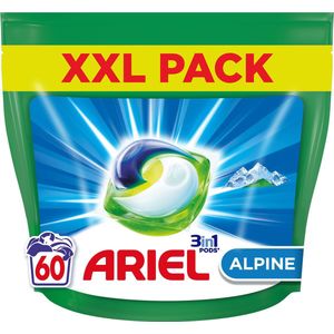 Ariel 3in1 Wasmiddel Pods - Alpine - 60 Capsules