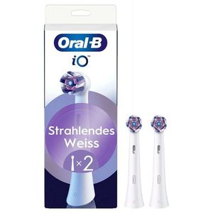 Oral-B - iO Stralend Wit - Opzetborstels - 2 Stuks - Exclusief voor Oral-B iO Tandenborstels