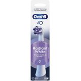 Oral-B - iO Radiant White Opzetborstels - Wit - 2 Stuks