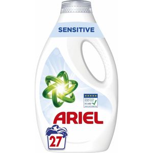 2e halve prijs: Ariel Vloeibaar Wasmiddel Sensitive 27 Wasbeurten 1215 ml