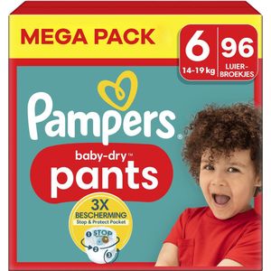 Pampers - Baby Dry Pants - Maat 6 - Mega Pack - 96 stuks - 14/19 KG