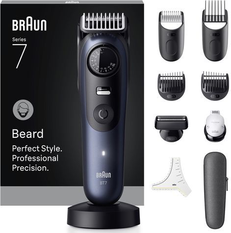 Braun - Series 7 BT7540 - Baard Trimmer - Zwart - Inclusief 10 Stylingtools