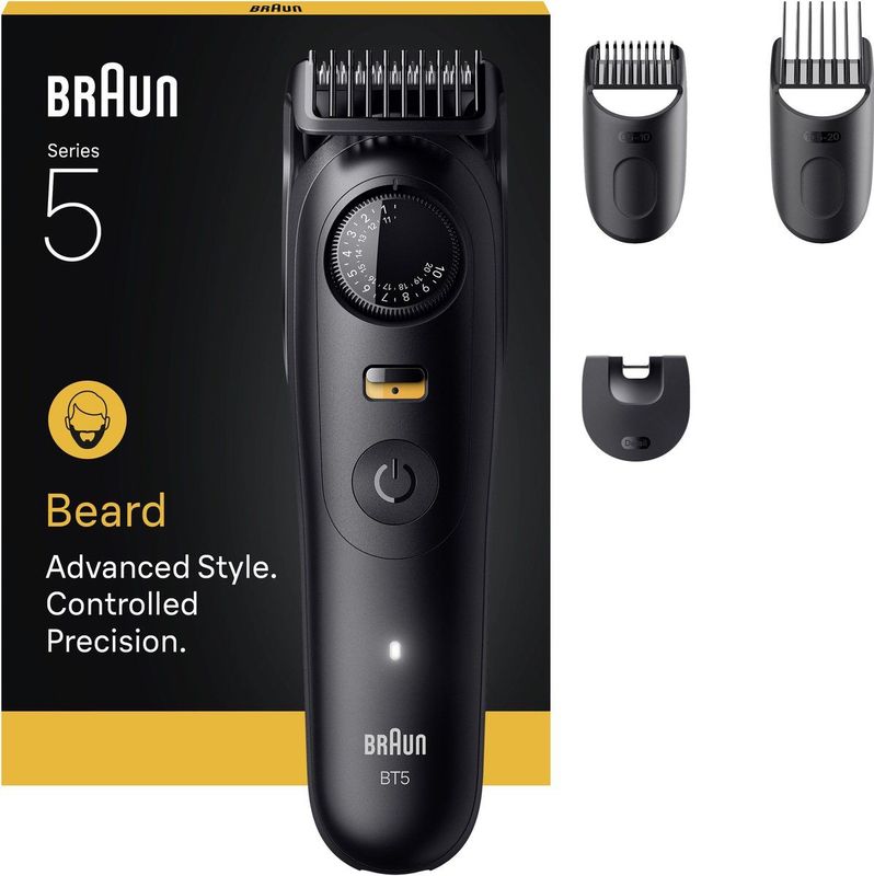 Braun - Series 5 BT5520 - Baard Trimmer - Zwart - Inclusief 4 Stylingtools
