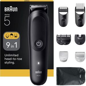 Braun - AIO5540 - Multifunctionele Lichaamsverzorgingsset - Zwart - 9-in-1