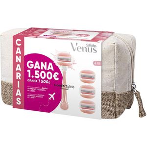 Venus - Gillette Comfortglide Spa Breeze - Scheerapparaat - 1 Handvat + 4 Reserveonderdelen + Toilettas