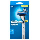 Gillette - Mach3 Turbo - Scheermesjes - 1 Handvat + 2 Mesjes