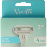 Gillette - Venus Smooth Sensitive - Scheermesjes - 4 Stuks