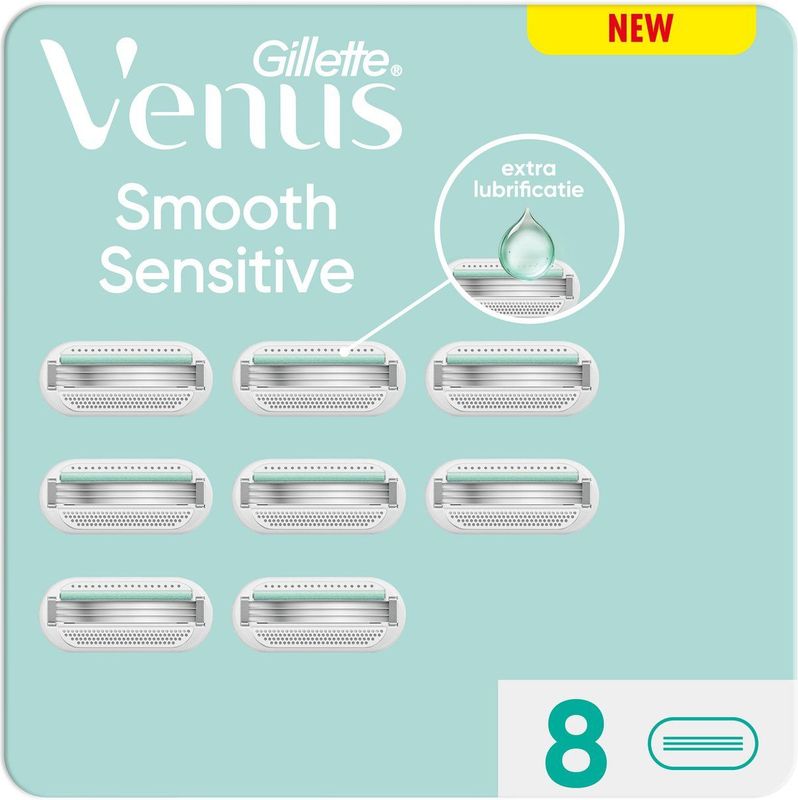 Gillette - Venus Smooth Sensitive - Scheermesjes - 3 Stuks - Huidbescherming