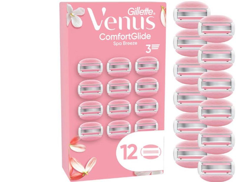 Venus - Spa Breeze - Scheermesjes - 12 Stuks - ComfortGlide Blades