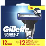 Gillette - Mach3 Turbo - Scheermesjes - 15 Scheerbeurten
