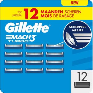 Gillette - Mach3 Turbo - Scheermesjes - 15 Scheerbeurten