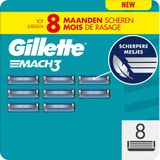 Gillette - Mach3 Base - Scheermesjes - 15 Scheerbeurten