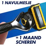 Gillette - Proshield - Scheermesjes - Geel - Lubricatie EverGlide®