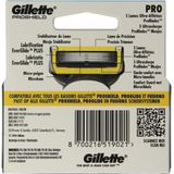 Gillette - Proshield - Scheermesjes - Geel - Lubricatie EverGlide®