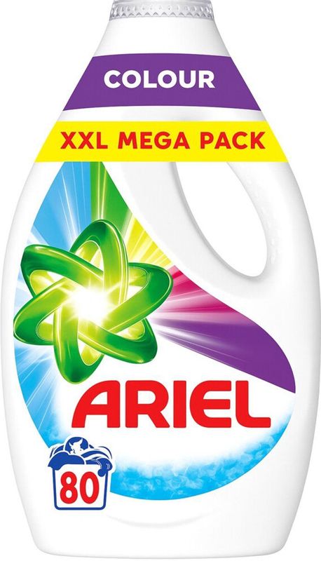 Ariel - Wasmiddel Color - 80 Wasbeurten - 4 x 2,64 liter - Voordeelverpakking