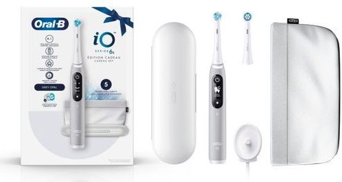 Oral-B - iO6 - Elektrische Tandenborstel - Grijs - Met Pouch