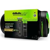 Gillette - Labs 1Up G+Gel - Scheermes - Goud - 198 ml