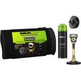 Gillette - Labs 1Up G+Gel - Scheermes - Goud - 198 ml