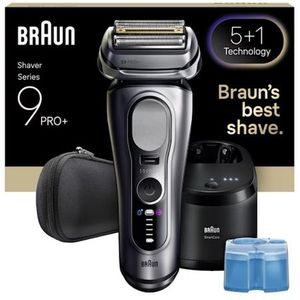 Braun - Series 9 PRO+ - Elektrisch Scheerapparaat - Zilver - Pro SensoAdapt - SmartCare Center