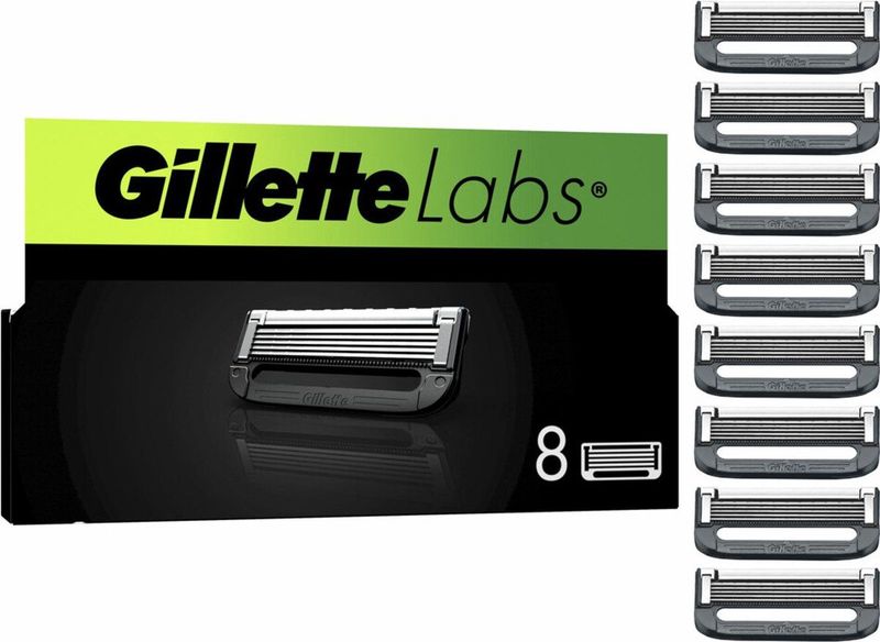 Gillette Labs Scheermesjes 8 stuks
