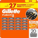 Gillette - Fusion5 - Scheermesjes - Voordeelverpakking 20 stuks