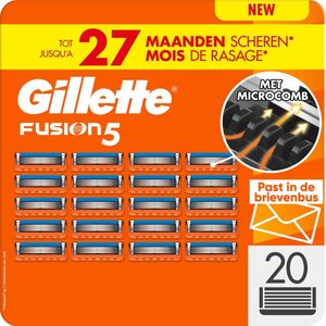 Gillette - Fusion5 - Scheermesjes - Voordeelverpakking 20 stuks