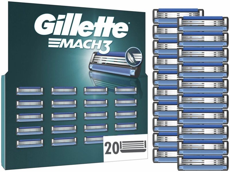 Gillette - Mach3 - Scheermesjes - 20 Stuks - Comfort Guard