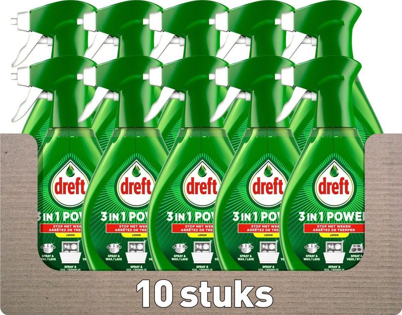 Dreft - 3in1 Power Spray - Afwasmiddel - 500ml - Voorbehandelen van Vaat