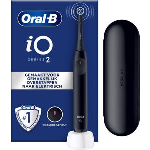 Oral-B iO 2 Elektrische Tandenborstel Black met Reisetui