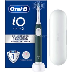 Elektrische tandenborstel - ORAL B - iO2-serie - Forest Green + reisetui
