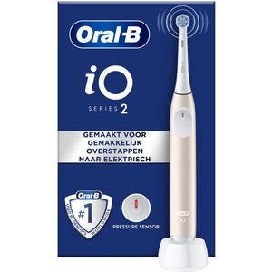 Oral-B iO 2 Elektrische Tandenborstel Roze - Geen Tandpasta - Tandenborstel