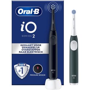 Oral B - iO 2 DUO Electric Toothbrushes - Night Black&Forest Green