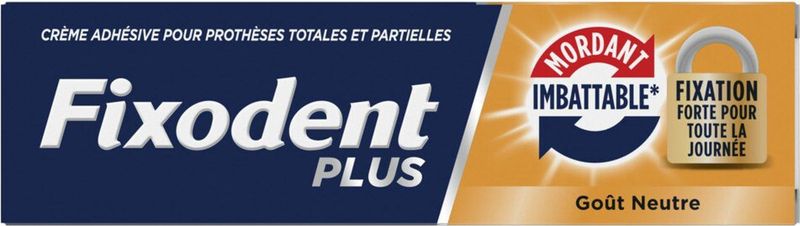 Fixodent - Kleefpasta Plus Dual Power - 40 Gram - Voor Kunstgebitten