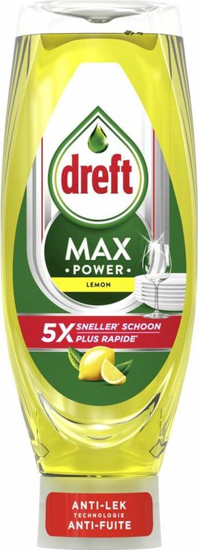 Dreft - Max Power - Afwasmiddel - Lemon - 730 ml