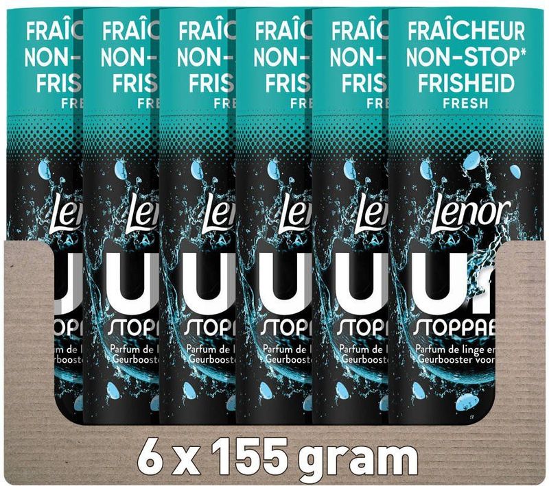 Lenor - Unstoppables - Geurbooster - 6 x 155g - Frisse Geur
