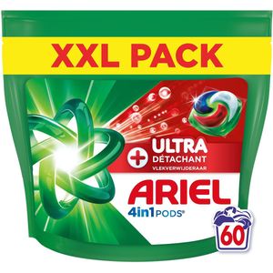 Ariel - 4in1 Wasmiddel Pods - Ultra Vlekverwijderaar - 60 Stuks