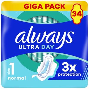 Always - Ultra Dag Normal - Maandverband - Met Vleugels