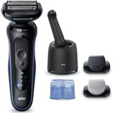 Braun - Series 5 - Elektrisch Scheerapparaat - Blauw - SmartCare Center - +2 Opzetstukken