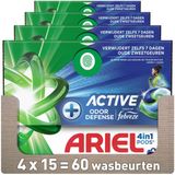 Ariel - 4in1 Wasmiddel Pods - Actieve Geurbestrijding - 15 Stuks