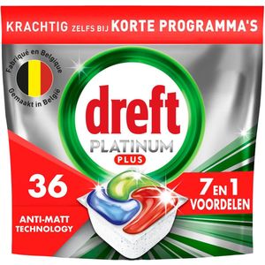 Dreft - Platinum Plus - Vaatwastabletten - 60 Stuks